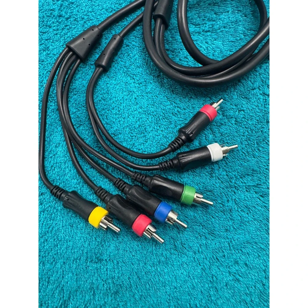 Universal Component AV Cable for Wii PS2 PS3 Xbox 360 HDTV TV Switch Black